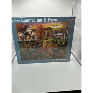 Vermont Christmas Company Country Inn & Farm 1000 Piece Jigsaw Puzzle